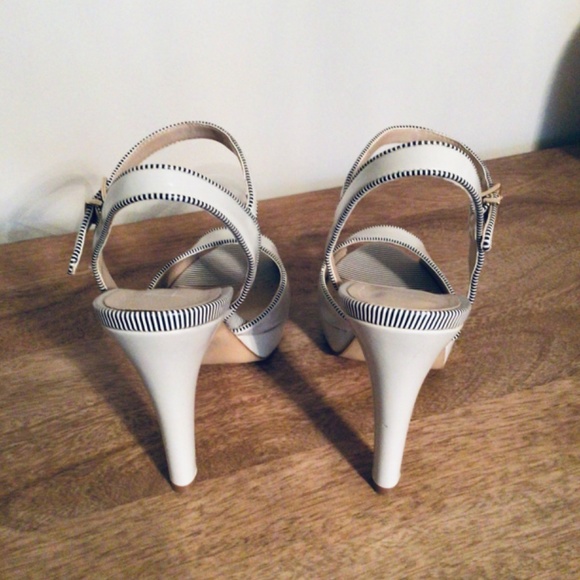 Alesya Platform High Heel Sandals Grayish White - Picture 4 of 12